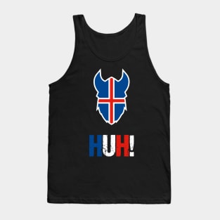 Iceland Soccer HUH! Viking War Chant T-Shirt 2018 Island Football Tank Top